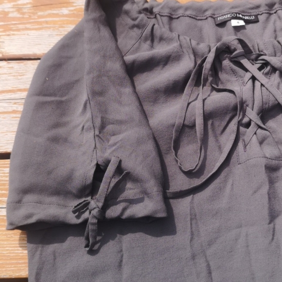 Franco Mirabelli Short Sleeve Dress - Picture 3 of 4